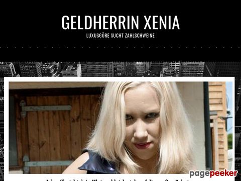 Luxusgöre Xenia - Die Geldherrin für Geldsklaven